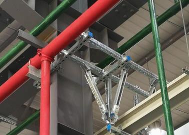 大安该抗震支架的整体式支吊架结构协调性好